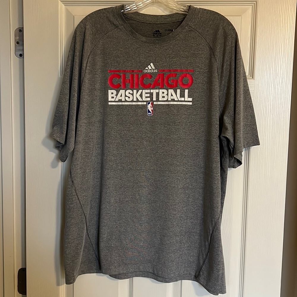 Men’s Adidas Athletic Chicago Basketball Tee Shirt
